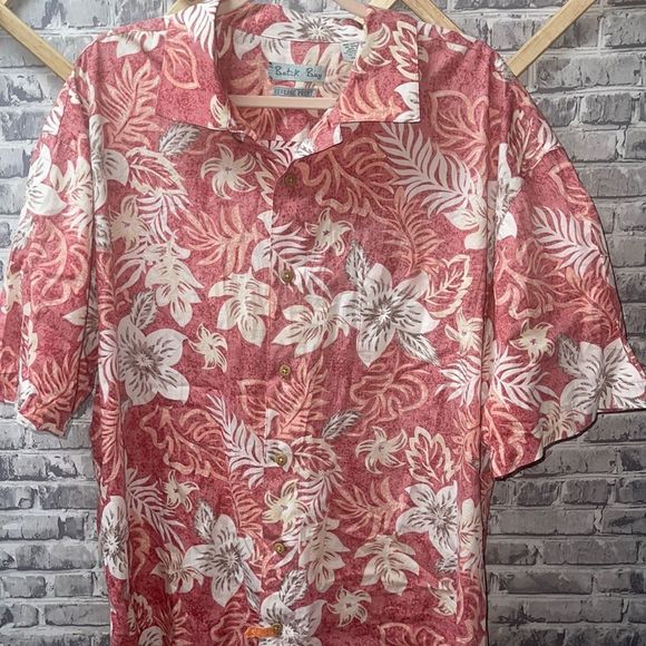 BATIK Bay reverse print Hawaiian print shirt xxl - Picture 1 of 4